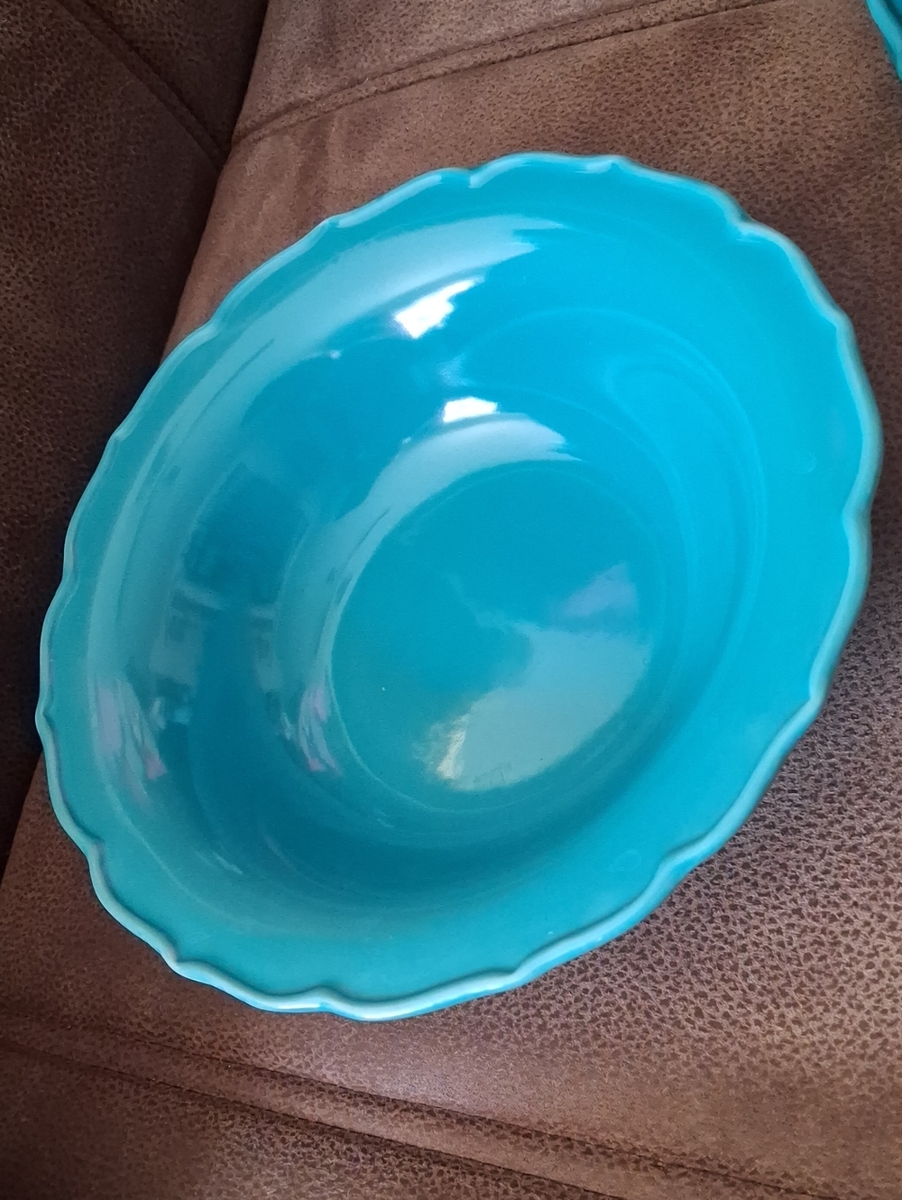 The Pioneer Woman Isabelle Teal Salad/Cereal Bowl - Home Dining